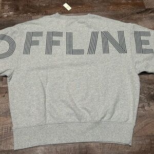 Offline by Aerie Womens gray crewneck!